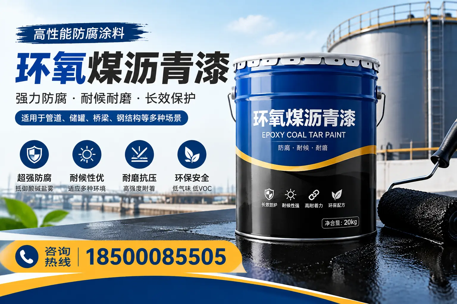 环氧煤沥青漆的施工步骤详解，阿克苏装修必备知识